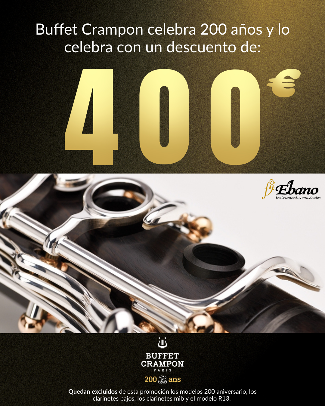 Cartel descuento 400€ Buffet