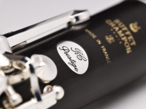 Frontal del clarinete buffet crampon modelo RC prestige